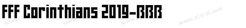 FFF Corinthians 2019字体转换